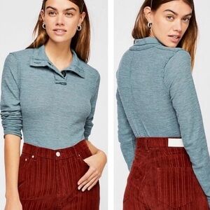 We The Free marigold turtle waffle top size L